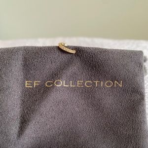 NWOT EF Collection Diamond and Yellow Gold Cartilage Ear Cuff